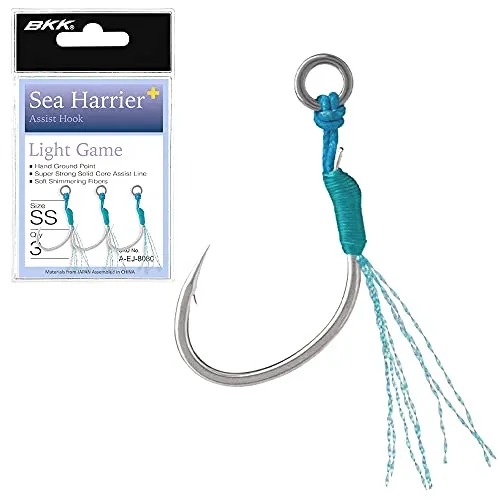 B KK Salzwasser Light & Slow Jigging Single Assist Hook SEA HARRIER+