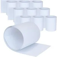 Produktbild Jardinion Sichtschutzstreifen 10x 2,52m mit 6mm Rillen PVC Weiß