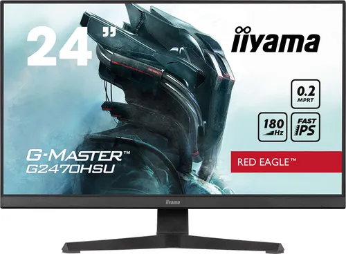 iiyama G-Master G2470HSU-B6 - FHD Gaming-Monitor 23,8 Zoll - IPS Gaming-Monitor mit 1ms Reaktionszeit und Full HD Auflösung. Perfekt für Gamer, die flüssige Bilder und brillante Farben schätzen.