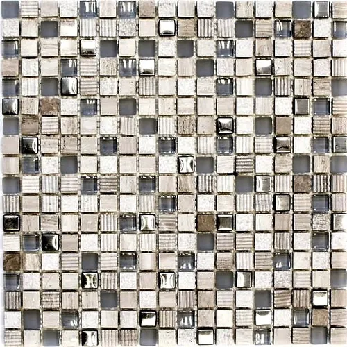 Wand- & Deckenfliesen Grau von Mosaik Netzwerk