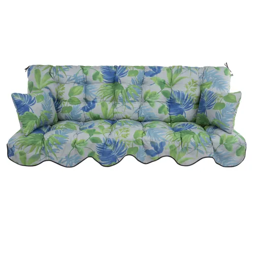 Auflagen-Set für Hollywoodschaukel 180 cm Sitzauflagen Gartenmäbel Minorca