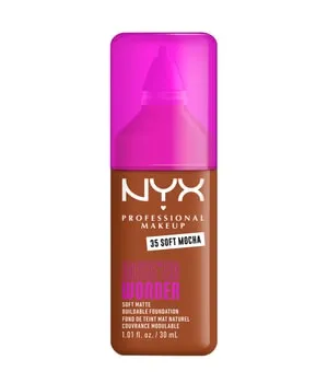 NYX Professional Makeup Make 'EM Wonder Soft Matte Flüssige Foundation 30 ml Nr. 35 - Soft Mocha