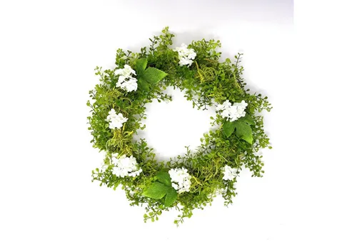 CreaFlor Home Dekokranz Grün, Durchmesser 32 cm