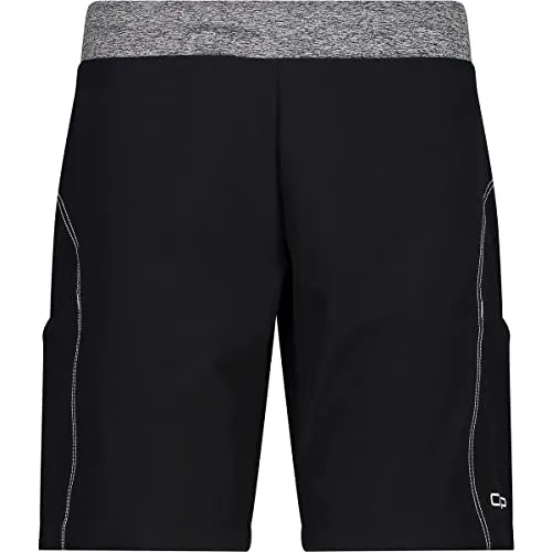 CMP Woman Bermuda Light Climb nero (U901) 42 - Wanderhosen für Damen, ideal für aktive Frauen mit innovativer Dry-Function-Technologie für optimale Feuchtigkeitsabführung und hervorragenden Tragekomfort.