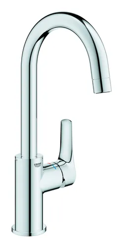 Grohe Eurosmart Einhand-Waschtischbatterie - Chrom - 23970003 - Waschtischarmaturen mit Push-open-Ablaufgarnitur für einfachen Wasserfluss und elegantes Design.