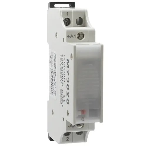 Stromstoßschalter Fernschalter für 35mm Hutschiene, 230V/50Hz, 1S, 16A/250V, 1TE