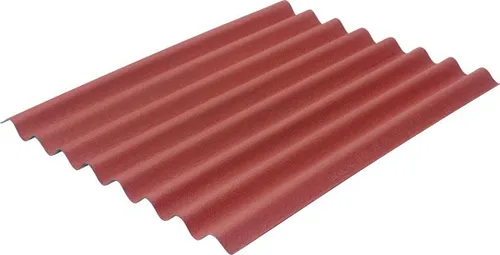Produktbild Onduline Bitumenwellplatte Easyline 100 x 76 cm 2,6 mm rot  Bitumenwellplatte