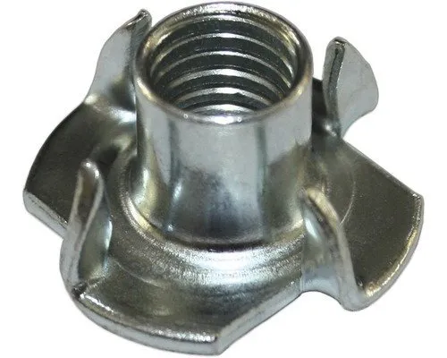 Einschlagmuttern mit 4 Einschlagspitzen M10 x 13 x 25mm (50 Stück)