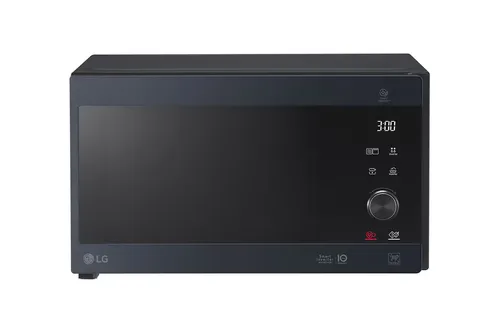 LG Electronics MH6565CPB Mikrowelle - Schwarz, Smart Inverter Technologie für gleichmäßiges Aufheizen und 40 Automatikprogramme