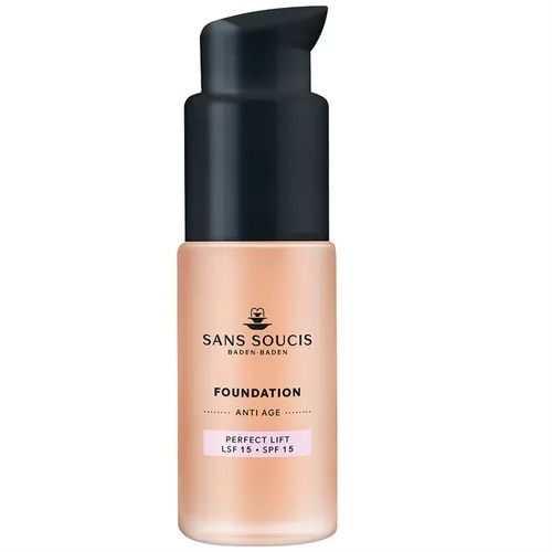 SANS SOUCIS Foundation Perfect Lift - Make-up mit straffendem Effekt, kaschiert Linien und Fältchen, fördert Hauterneuerung und bietet mittlere bis hohe Deckkraft mit LSF 15 und UVA Schutz.