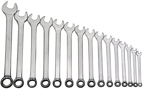 FAMEX 10345-15 Ringmaulschlüssel Satz Gabelringschlüssel Ring Maul Schlüssel