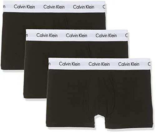 Calvin Klein Herren Boxershorts 3er Pack - Retroshorts für Herren, atmungsaktive Baumwoll-Unterhose mit Stretch für optimalen Tragekomfort und figurbetonten Sitz.