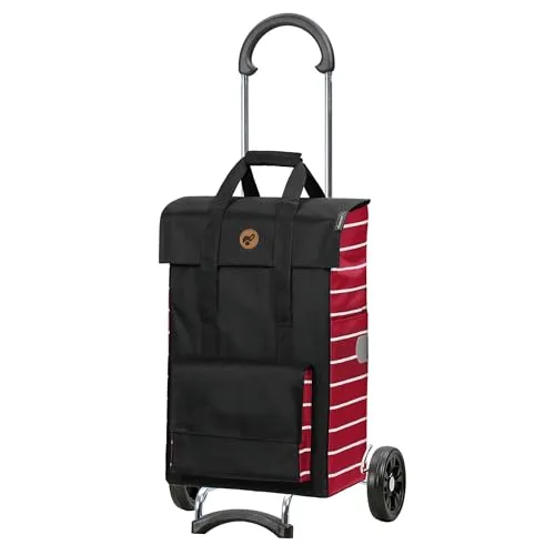 Andersen Einkaufstrolley Scala Shopper, 49 l - Leicht und robust - Einkaufstrolley mit 49 l Volumen, Flüsterrädern und wasserabweisendem Material. Ideal für stressfreies Einkaufen oder Ausflüge, auch als Fahrradanhänger nutzbar.