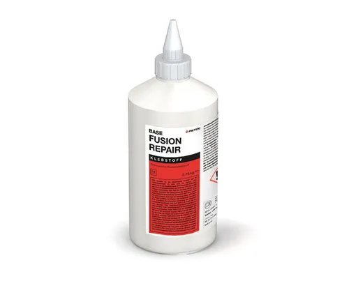RETOL BASE Fusion Repair Reparaturklebstoff 0,75 kg - Klarer, flüssiger Polyurethan-Kleber - Hochwertiger, flüssiger Reparaturkleber für präzise Hohlraumfüllungen unter Parkett. Ideal für schnelle und zuverlässige Reparaturen. Made in Germany.