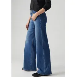 Levi's® Weite Jeans 318 SHAPING - Five-Pocket Style blau - Bequeme, knöchellange Jeans mit hohem Bund, atmungsaktiv und elastisch für optimalen Tragekomfort. Ideal für einen lässigen Look.