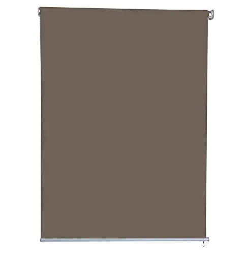 Jet-Line Vertikalmarkise 1.7 x 2.3 m - Brauner Sichtschutz für Balkon und Terrasse - Seitenzug- & Springrollos: Hochwertige, windbeständige und reißfeste Vertikalmarkise von Jet-Line, idealer Schutz vor Sonne und neugierigen Blicken, inklusive Befestigungsmaterial.