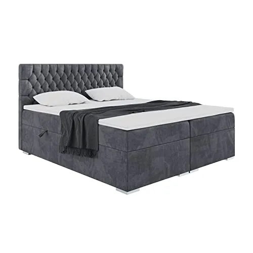 Produktbild MEBLINI Boxspringbett DALIA mit Stauraum
