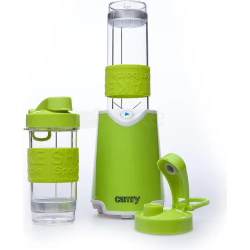 ADLER Camry Personal Blender 800 W - Standmixer mit 800 W Leistung und Edelstahlklingen für schnelles Mixen. Ideal für Smoothies und Suppen, inklusive 2 tragbaren Bechern für unterwegs.