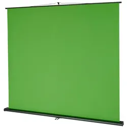 celexon Mobile Lite Chroma Key Green Screen 150 x 200 cm - 4:3-Leinwände, ideal für professionelle Broadcasts und Videoinhalte mit hervorragender Planlage und knitterfreiem Polyestergewebe für optimale Chroma-Keying Ergebnisse.