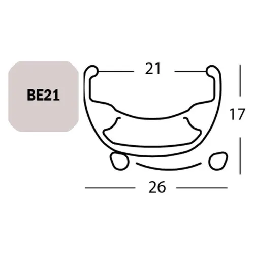Exal FELGE BE 21, 27,5