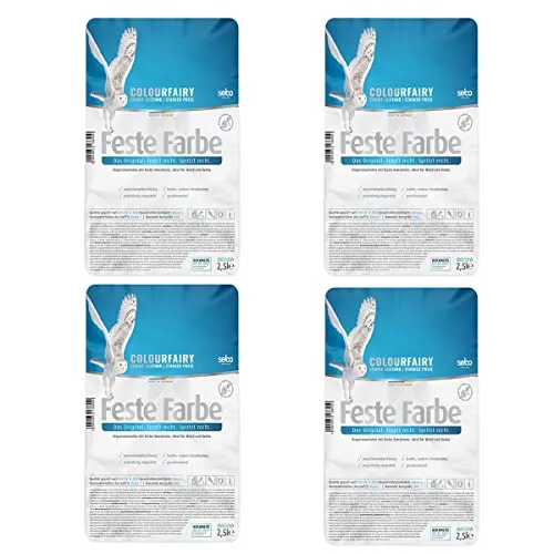 BAU DISCOUNT Colourfairy Feste Farbe weiss seidenmatt 10l (4 x 2,5l)