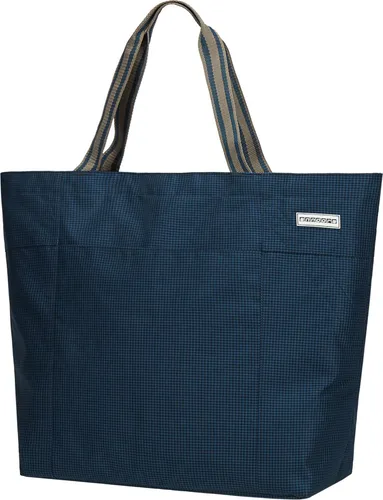 Oversized Einkaufsshopper Strandtasche night blue stars uni - Hahnentritt