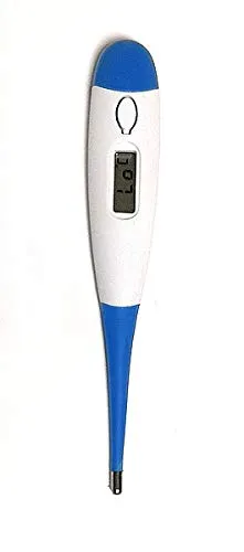 Digitales Fieberthermometer inkl. Schutzhülle mit flexibler Spitze für Baby, Kinder und Erwachsene KT-DT48