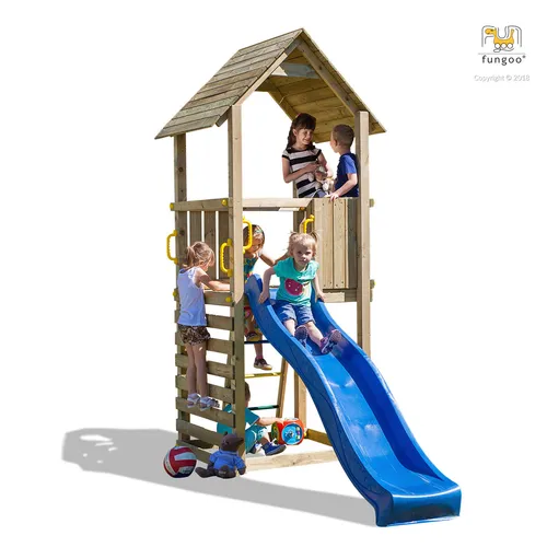Fungoo Spielturm CAROL1 mit Rutsche 2,2m von Fungoo