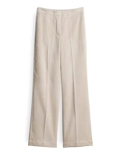 someday Damen Wide Leg Pants | CEVIL Corduroy Cordhose mit Komfortbund - Modische Cordhose für Damen mit weitem Bein und Komfortbund. Hochwertige Webware für ein angenehmes Tragegefühl. Ideal für vielseitige Casual-Looks.