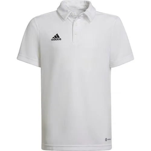 adidas Unisex Kinder Entrada 22 Polo Shirt - Weiß, 15-16 Jahre - Kinder-Shirts mit feuchtigkeitsabsorbierender AEROREADY Technologie für optimalen Tragekomfort und ein angenehmes Gefühl während des Spiels.