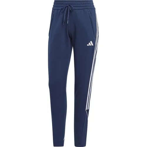 adidas Damen Trainingshose Tiro 23 League Sweat Pant blau S - Trainingsbekleidung für Fußball, aus 70% Baumwolle für hohen Tragekomfort und Atmungsaktivität, ideal für Training und Freizeit.
