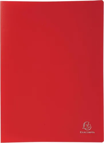 EXACOMPTA Sichtbuch DIN A4 PP 30 Hüllen rot