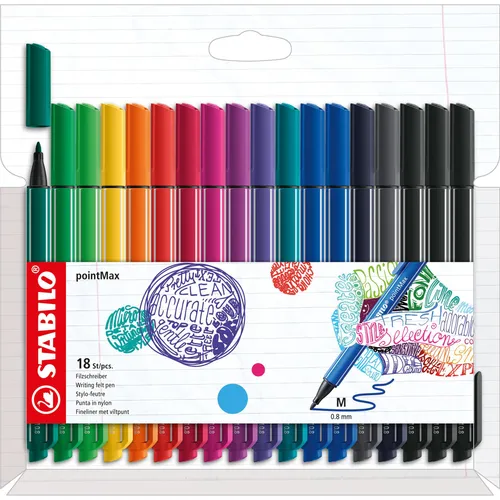 STABILO pointMax Filzschreiber (18x) (488/18-01)