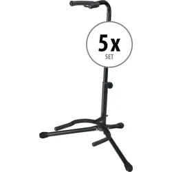 Rocktile Gitarrenständer GSN-01 - Stabil und Höhenverstellbar - Gitarrenständer für Gitarre, Bass und Banjo. Mit robuster Konstruktion, höhenverstellbar von 60 cm bis 70 cm und dick gepolstert für optimalen Schutz.