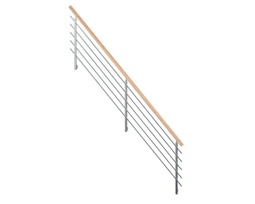 Starwood Treppengeländer Modell Kos für Stahltreppe-10 - Hochwertiges Treppengeländer Modell Kos für Stahltreppen, robust und stilvoll. Ideal für Sicherheit und Eleganz in Ihrem Zuhause.