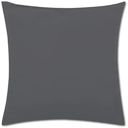 Bestlivings Kissenbezug Anthrazit (30x30 cm) mit verdecktem Reißverschluss - viele Größen und Farben