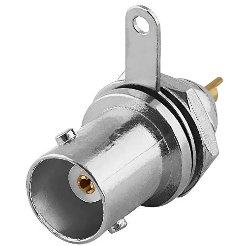 BestPlug Coaxial BNC Einbau-Buchse Terminal weiblich, 75Ohm, Metallausführung
