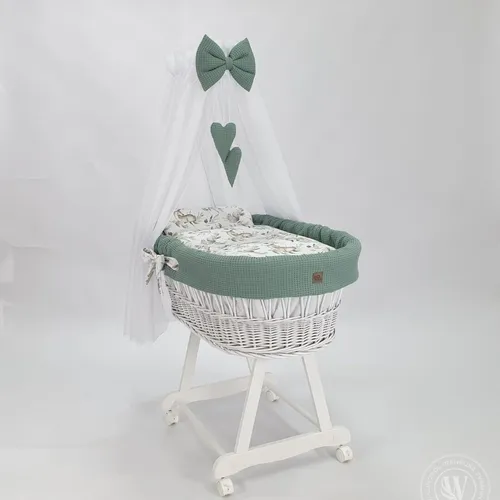 Wiegen & Stubenwagen Weiß von WIKLINOPOL IRENEUSZ ZYGMUNT WICKER WOOD BABY 2000 EU