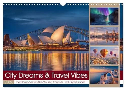Steffen Gierok-Latniak | City Dreams & Travel Vibes Wandkalender 2026