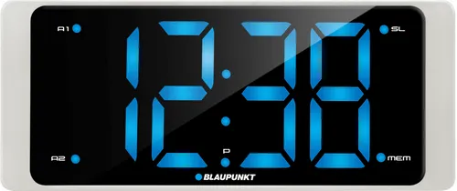 Blaupunkt CR16WH Radiowecker - Tragbares FM Radio mit LCD-Display, USB-Anschluss und praktischem Wecker – perfekt für den Nachttisch oder unterwegs.