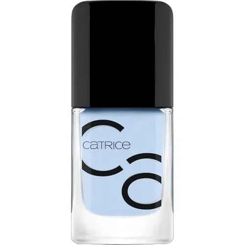 Catrice ICONAILS Gel Lacquer No More Monday Blue-s, Gel Nagellack in Hellblau, langanhaltend, vegan, 10,5 ml