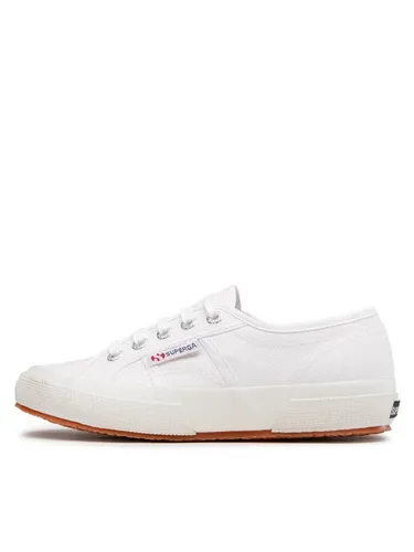 Superga 2750 Cotu Classic Sneaker, Unisex-Erwachsene, Weiß 901, 38 EU - Damen-Sneaker aus atmungsaktiver Baumwolle mit vulkanisierter Gummisohle für optimalen Komfort und Stil. Ideal für den Alltag!