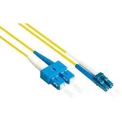 GOOD CONNECTIONS Glasfaserkabel, (3000 cm) gelb