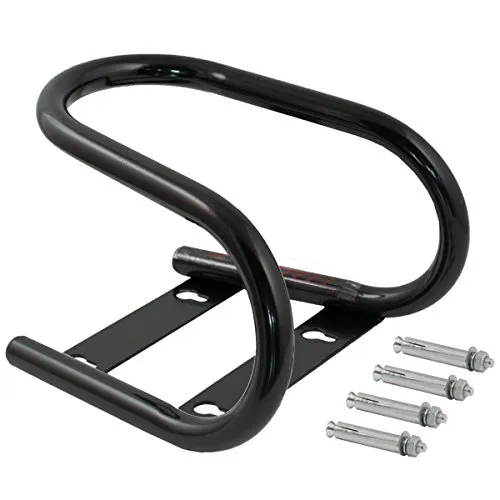 A-Pro Front Bike paddock Stand Back Wheel Lift Chock Garage Motorcycle Black