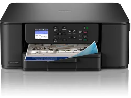 Brother DCP-J1310DW Tintenstrahldrucker - Kompakter 3-in-1 Drucker mit kabelloser Verbindung, automatischem beidseitigen Druck und bis zu 500 Seiten Kapazität pro Patrone für effizientes Drucken.