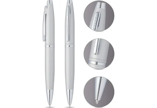 Cross Calais Kugelschreiber in Mattchrom von CROSS-USA