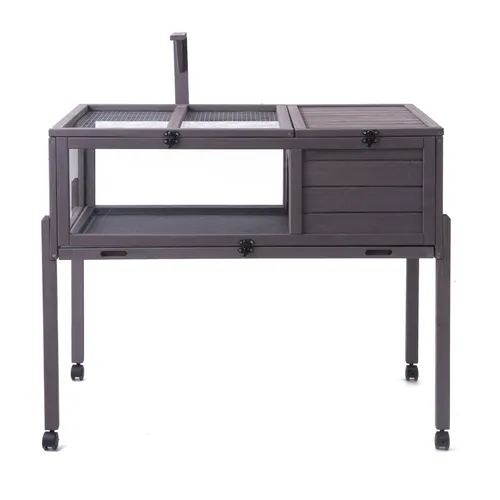 VEVOR Schildkrötengehege - Holz Terrarium 965x610x825mm - Terrarium aus hochwertigem Zedernholz, ideal für die artgerechte Haltung von Schildkröten und anderen Reptilien, robust und wetterfest.