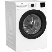 BM3WFU3841X Waschmaschine weiß - Frontlader Waschmaschine mit 8 kg Kapazität und 1.351 U/min, ideal für effizientes Waschen und hervorragende Reinigungsergebnisse.