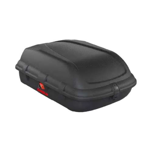 Well Home Autodachbox aus Polypropylen, Carbonfaser, hergestellt aus Spritzguss, bereits montiert, 270 l, Schwarz, 100 x 78,5 x 38,5 cm