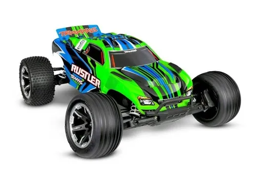 TRAXXAS 37254-8 Rustler HD 2WD Stadium Truck RTR - 56 km/h Offroad Spaß - Hochgeschwindigkeits-Truggy mit 56 km/h, ideal für Offroad-Abenteuer und Hobby-Modellbau. Robuste Bauweise im Maßstab 1:10 für ultimativen Fahrspaß.